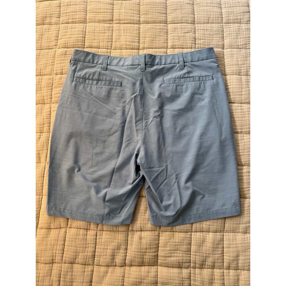 Apt. 9 Shorts Mens 38 Blue Premier Flex Flat Front Textured Stretch Casual Golf - Picture 2 of 6